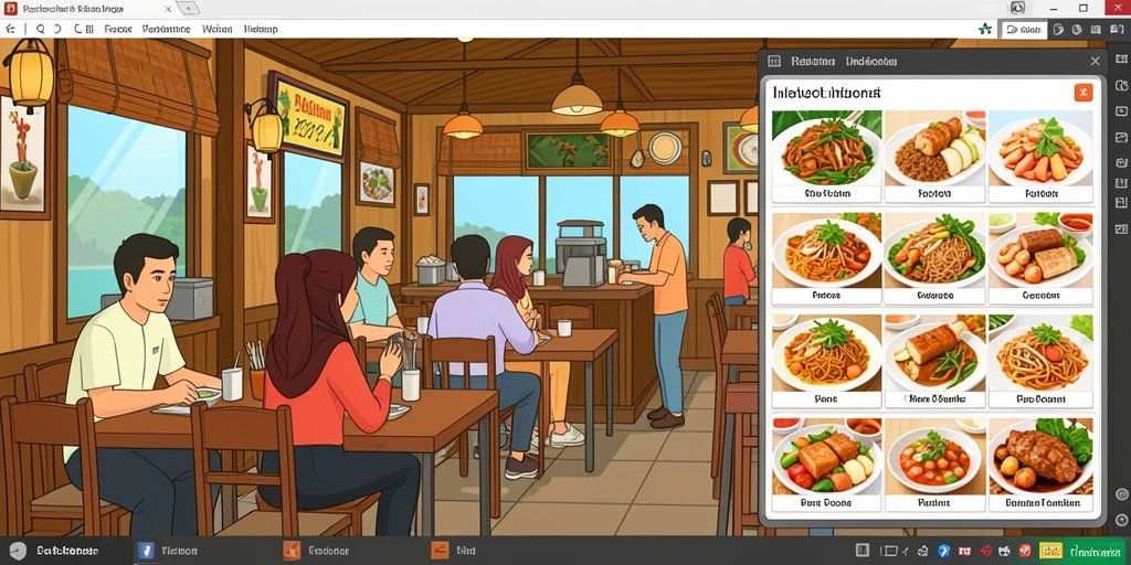 Tampilan antarmuka yang ramah pengguna.