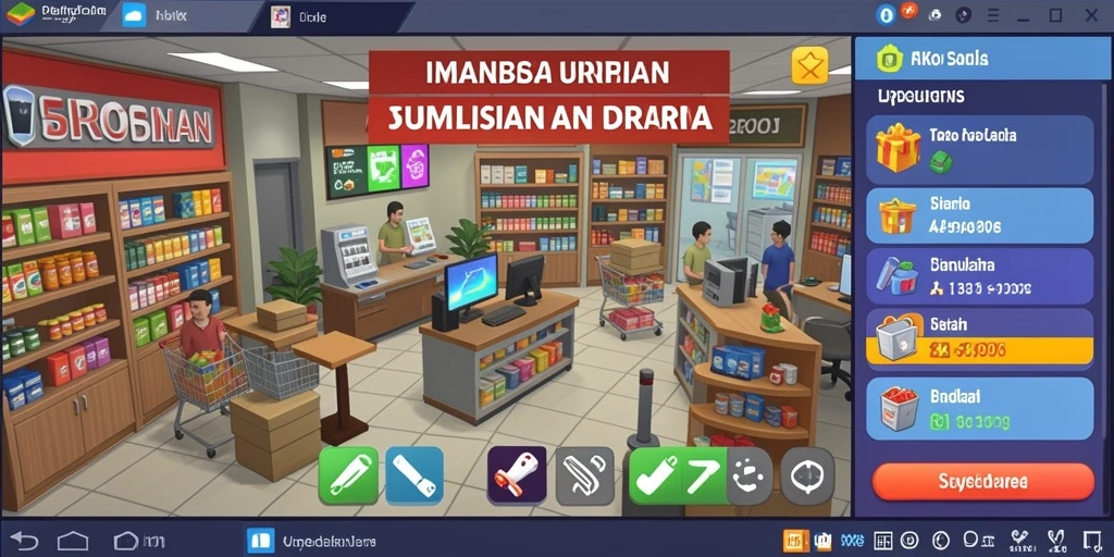 Screenshot menunjukkan petualangan karakter utama di dunia yang luas.