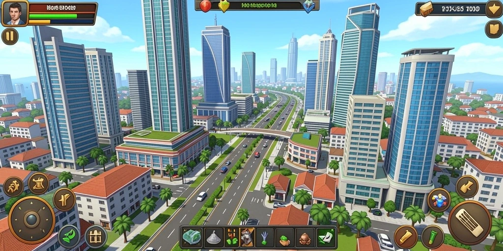 Tangkapan layar menampilkan level awal N9TURBO yang menarik.