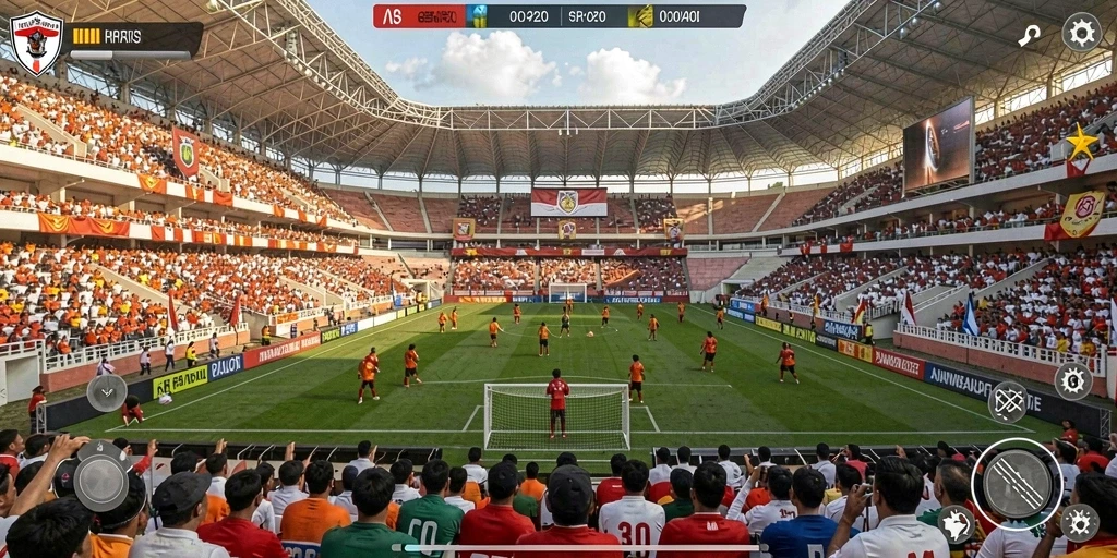 Tampilan utama yang menarik dan penuh warna.