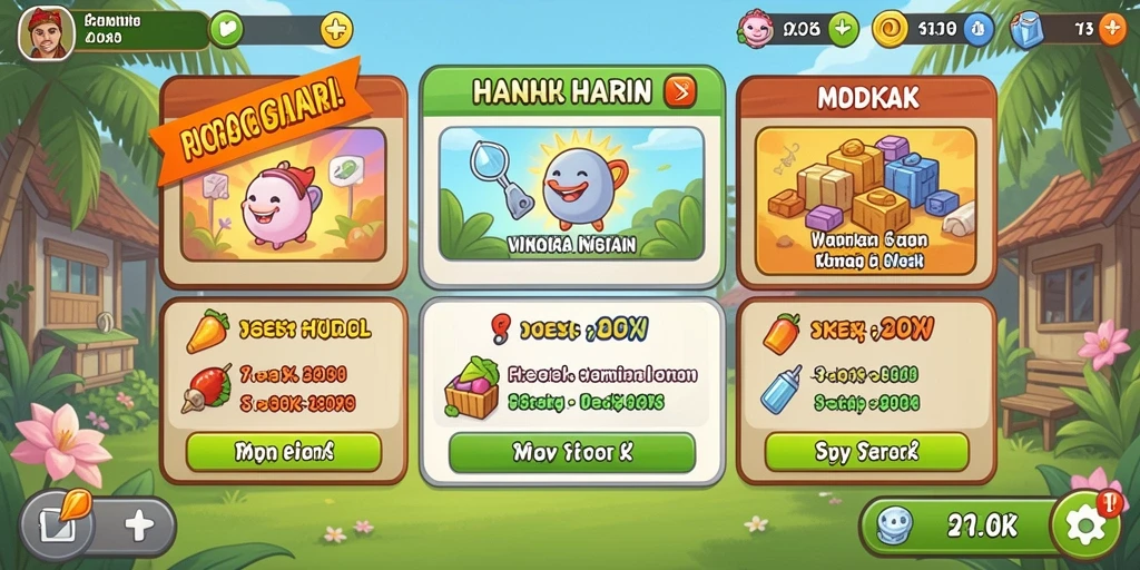 Tampilan antarmuka yang user-friendly dan menarik.