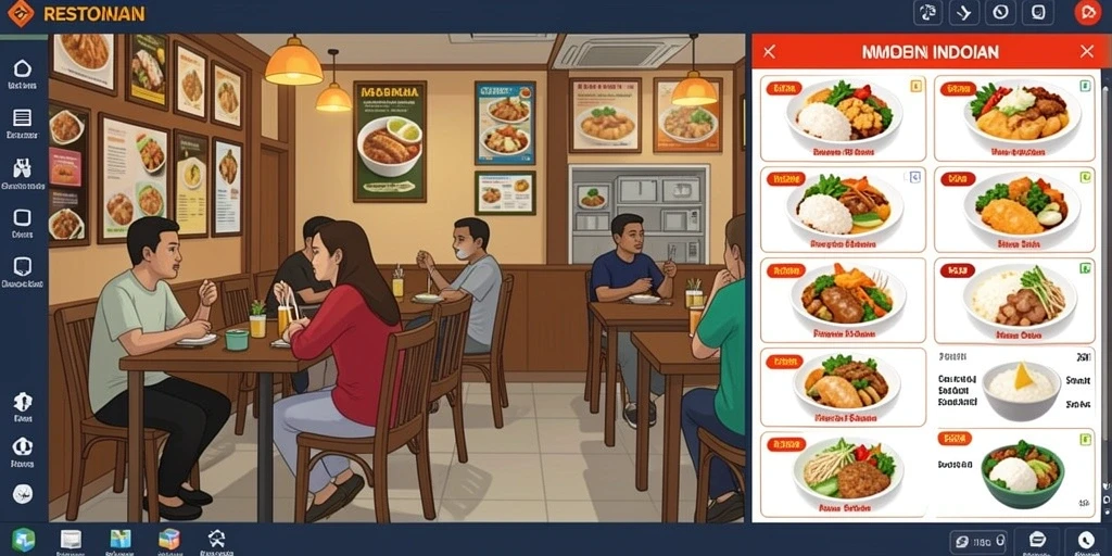 Tampilan antarmuka yang user-friendly dan menarik.