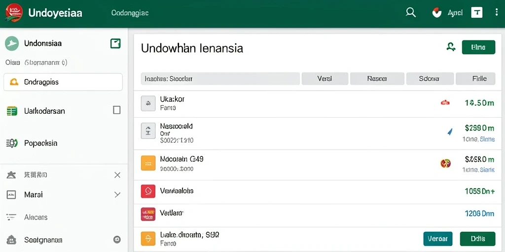 Tampilan antarmuka yang user-friendly dan modern.