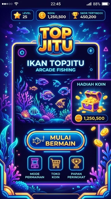 Cuplikan layar menu unduhan topjitu untuk perangkat Android